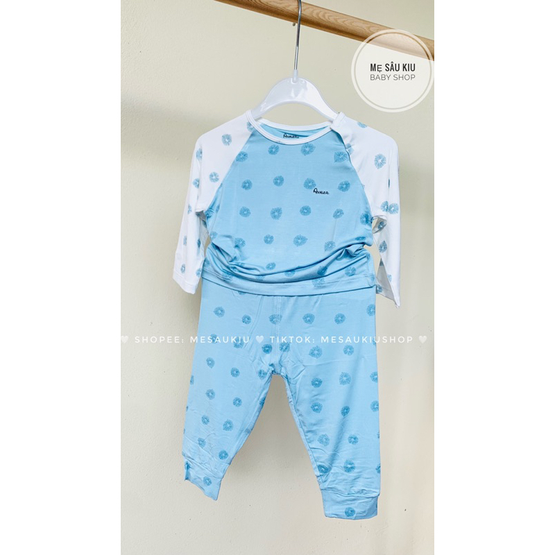 Bộ Avaler cài vai dài tay sợi tre cao cấp