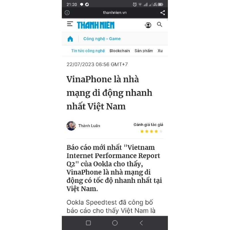 Sim Vinaphone D159V- 6gb/ngày