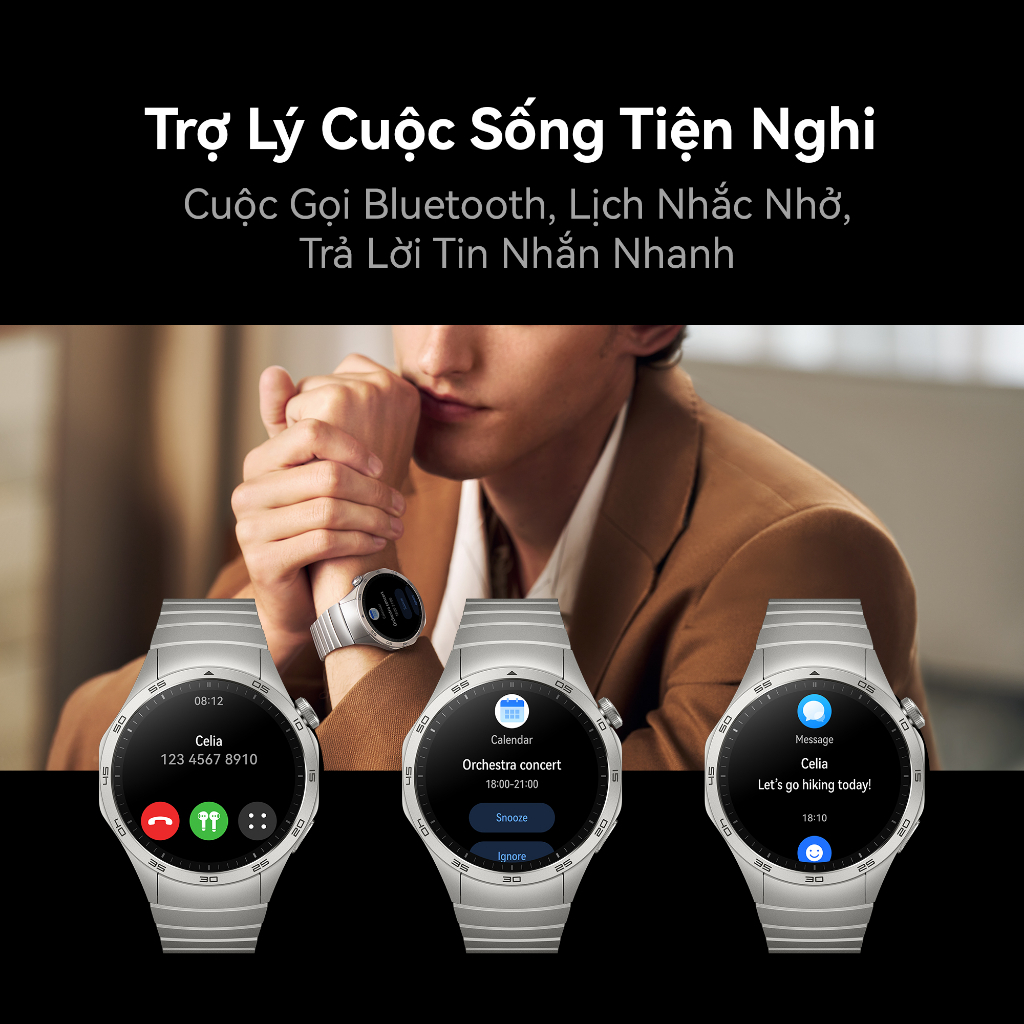 Đồng Hồ Thông Minh HUAWEI WATCH GT 4 46mm - Hàng Phân Phối Chính Hãng