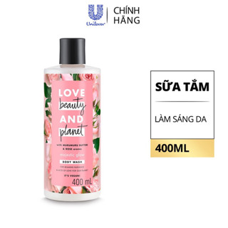 [CHÍNH HÃNG NHẬP KHẨU HSD 2025] Sữa tắm cao cấp Love Beauty & Planet 400ml Hoa Hồng Bulgari 400ML