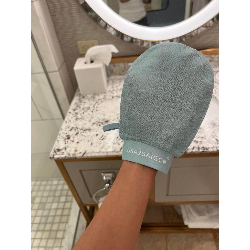 Găng tay tẩy da chết USA2SAIGON Exfoliating Body Glove