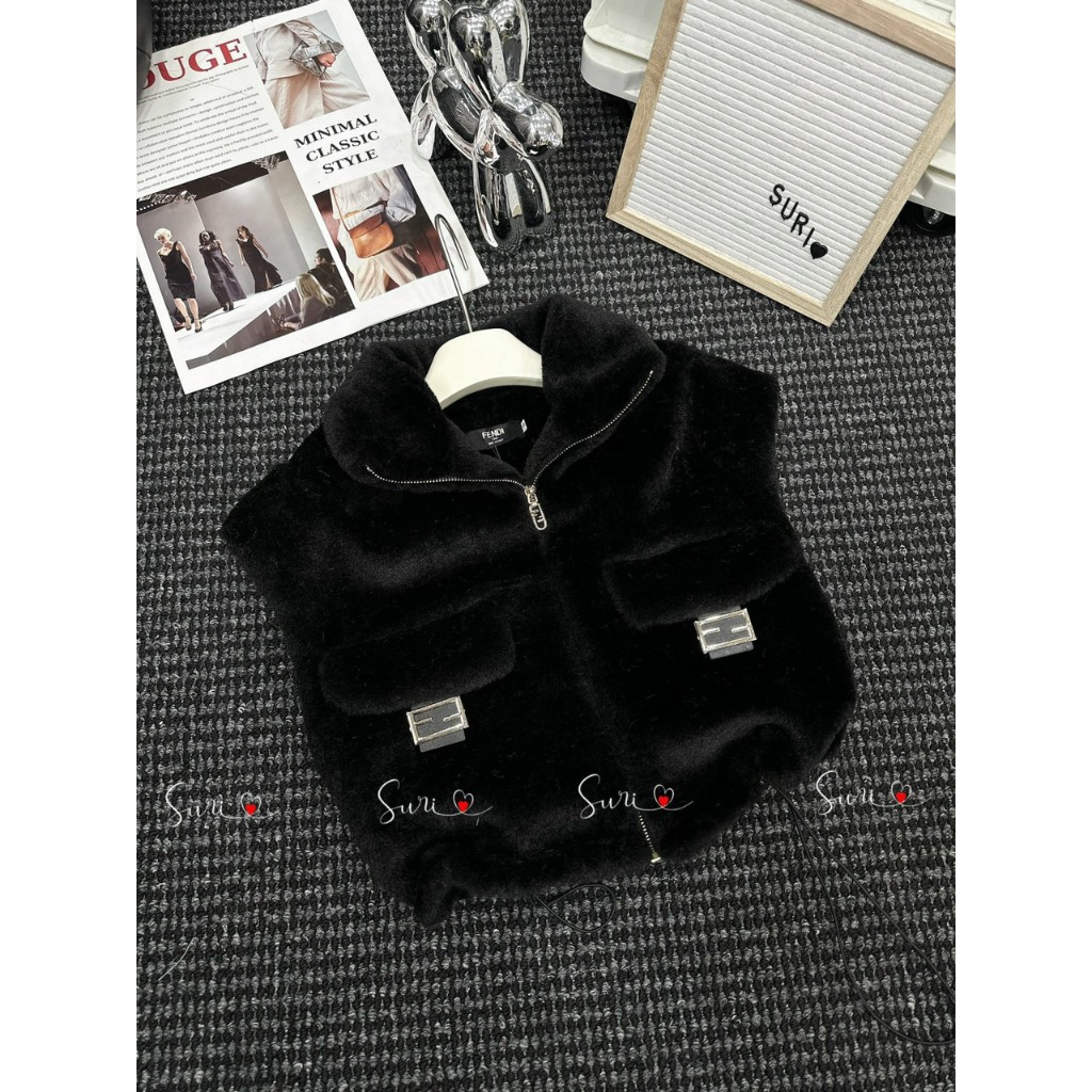 Áo ấm gile lông hot- áo gile cổ cao kiểu dáng basic retro thời trang nam nữ, Áo ấm mùa đông nhiều màu