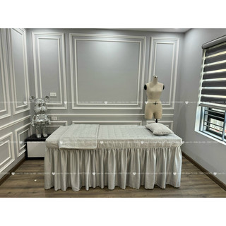 Ga Drap giường spa chất liệu Lụa nhung mềm mịn may theo kích thước