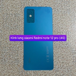 kính lưng Redmi note 12 pro 4G