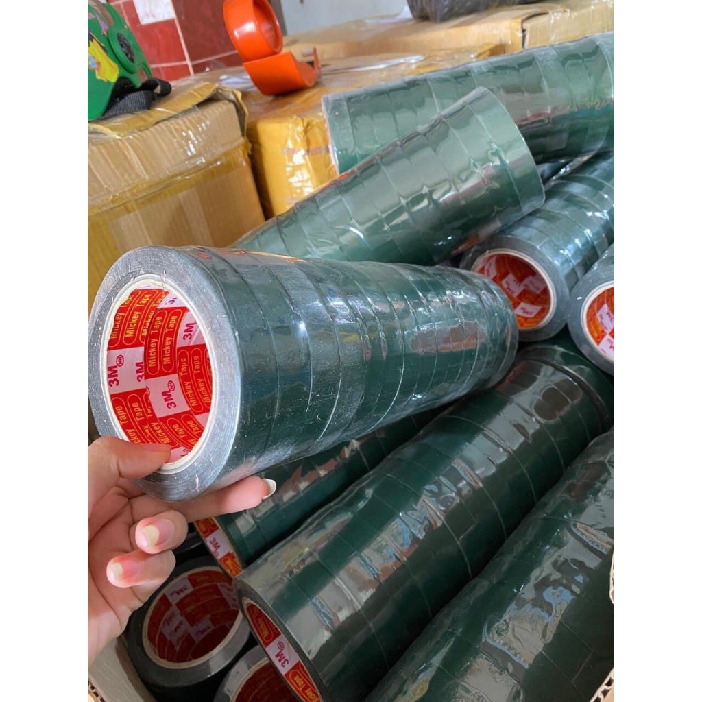 Băng dính xốp xanh - 2 mặt - 1.7cm - Các loại băng dính 2 mặt.
