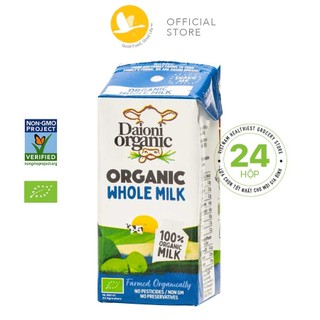 Thùng 24 hộp sữa tươi hữu cơ Daioni Organic