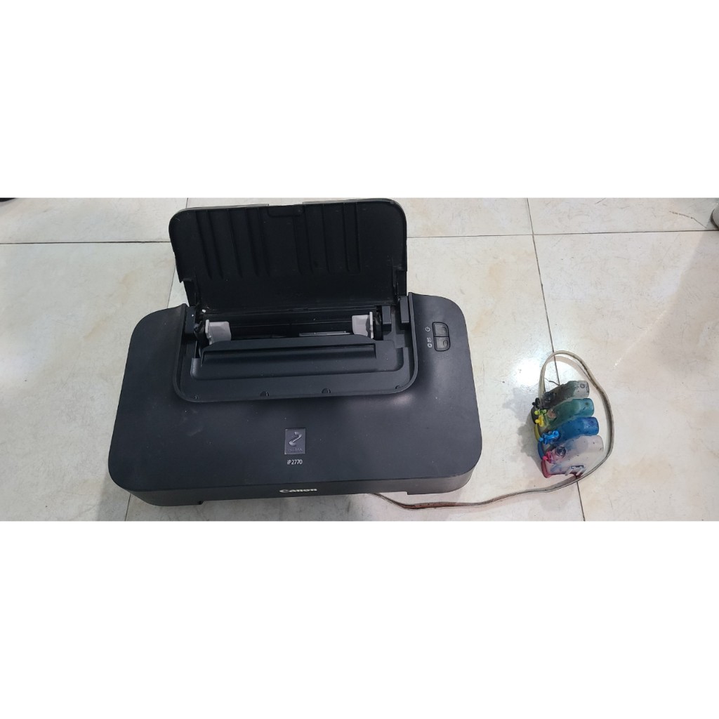 Máy in màu Canon , model : IP2770 , lổi báo đèn, bán xác