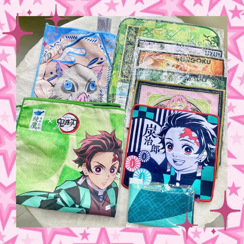 Khăn/ Tranh vải Chính Hãng kimetsu no Yaiba