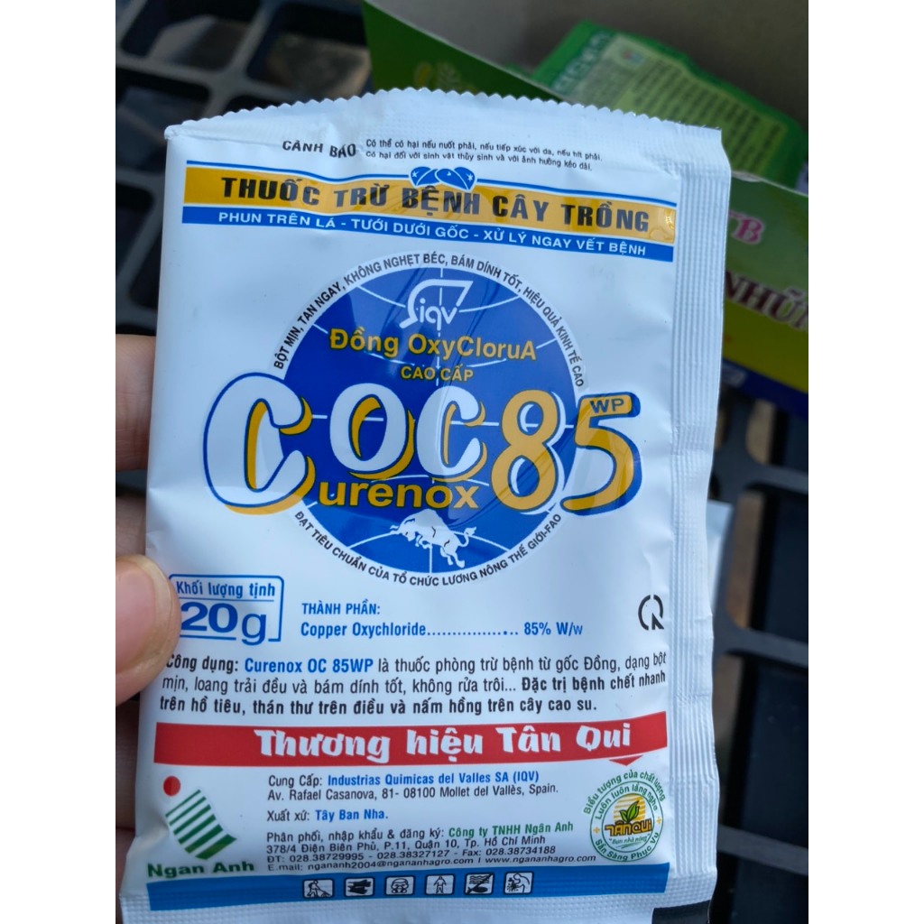 Thuốc trừ nấm- vi khuẩn cây trồng - Hoa lan Coc85 Gói - 20gram.