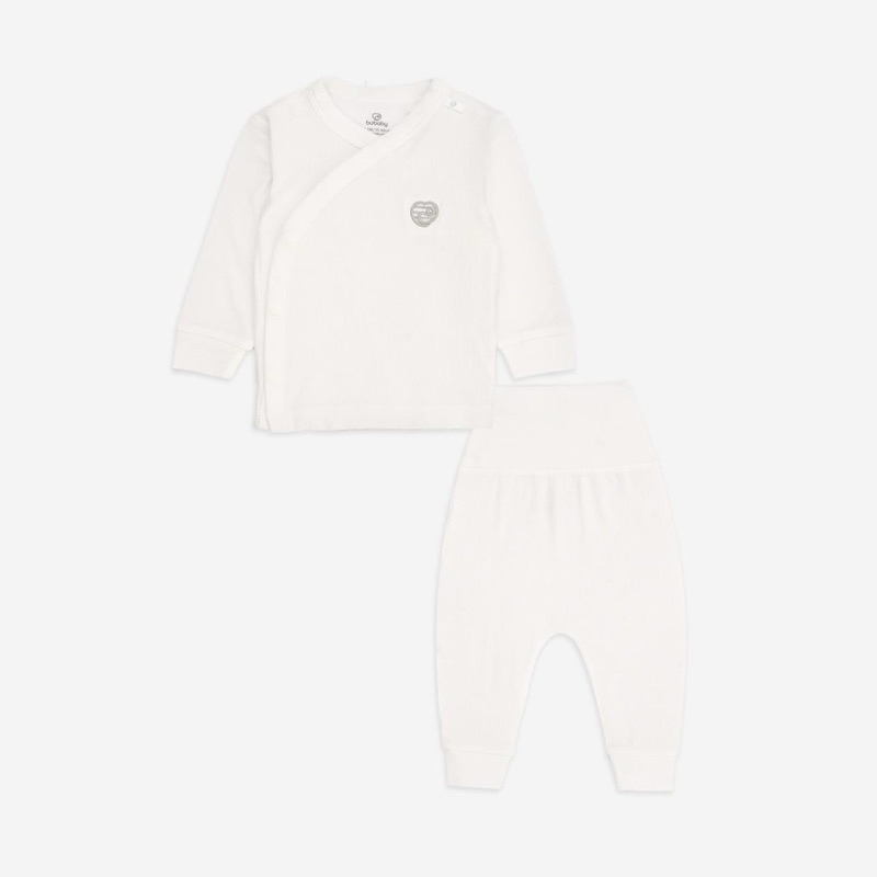 - Bộ dài tay cài chéo Joyful cho bé trai bé gái sơ sinh