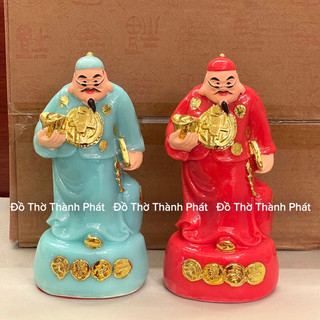 Tượng phú ông quản gia quản tài phong thuỷ