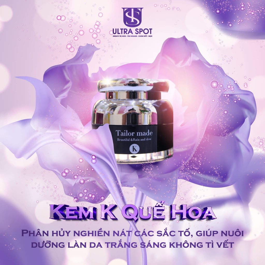 KEM NAM K QUẾ HOA - TAILOR MADE K ULTRA SPOT CHÍNH HÃNG 100%