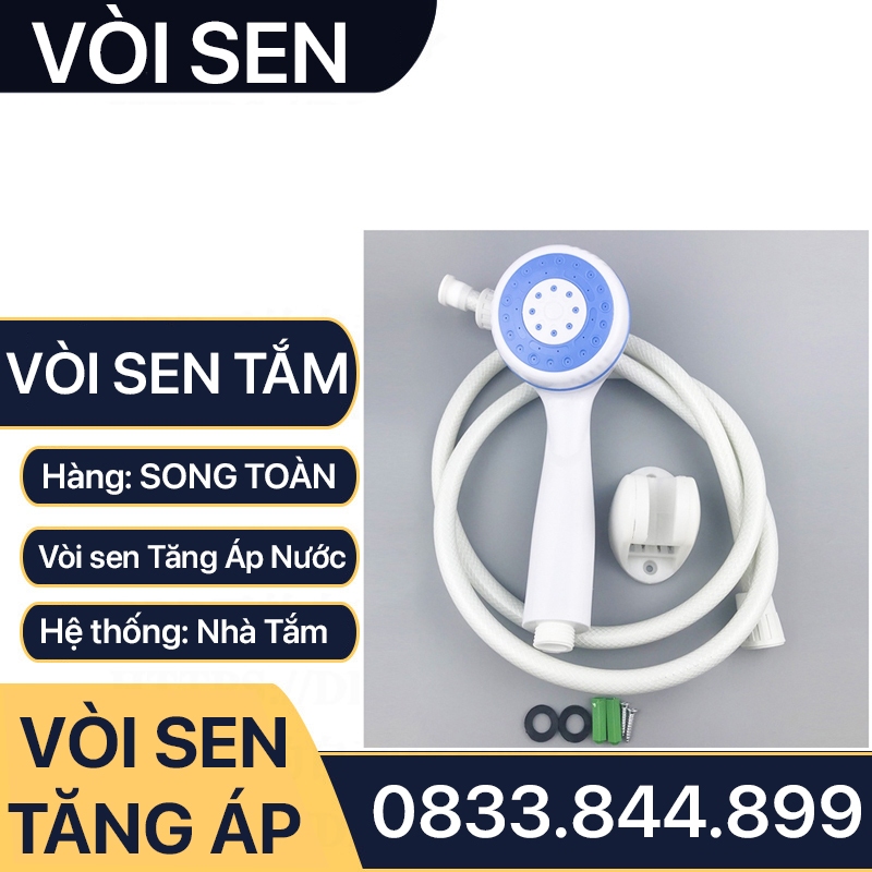Bộ Sen Tắm Nhựa Điều Chỉnh TĂNG ÁP Cao Cấp SONG TOÀN TS22
