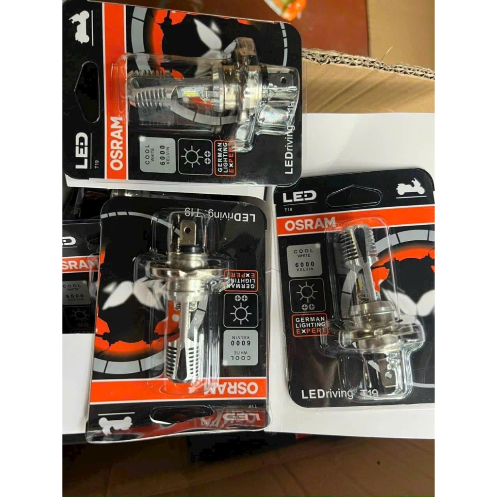 Bóng pha LED Osram Dream- Wave siêu sáng - Chân M5-H4 Chạy Điện Bình Điện Máy