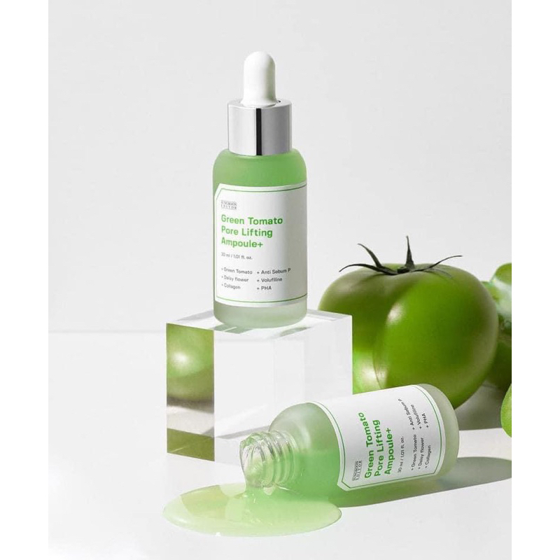 Serum cà chua xanh se lỗ chân lông SUNGBOON Editor Green Tomato Pore Lifting Ampoule 30ml