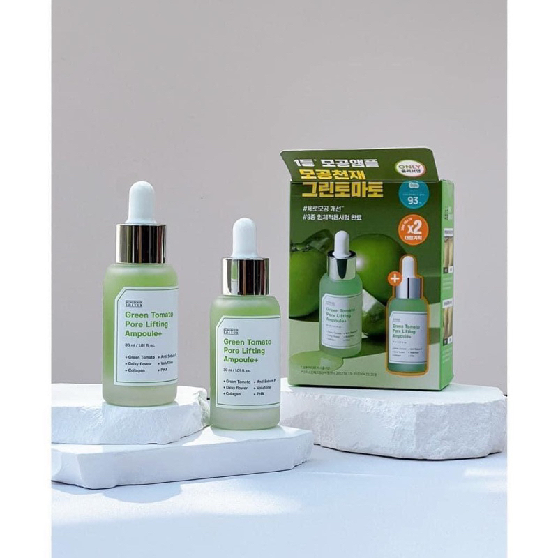 Serum cà chua xanh se lỗ chân lông SUNGBOON Editor Green Tomato Pore Lifting Ampoule 30ml