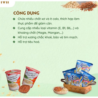 CHÁO Yến mạch 43gram 1 ly