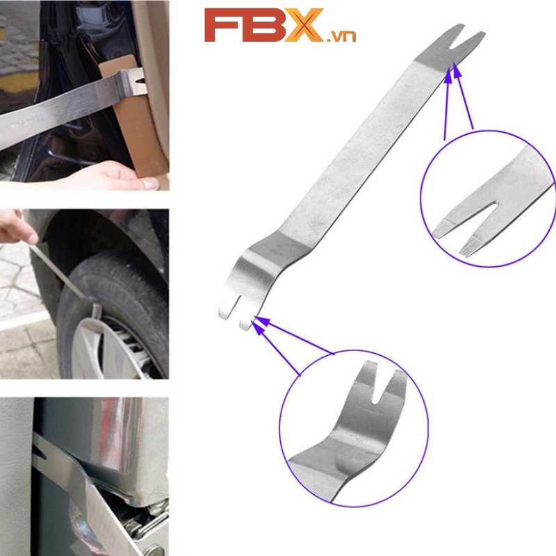Thanh nạy Inox cậy chốt nở nhựa Taplo Tapoi chuyên dụng