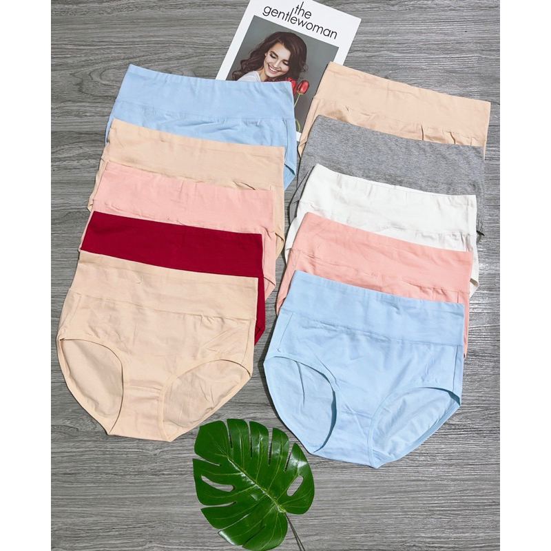 Combo 5Quần Lót Cotton Lưng Cao Xuất Dư