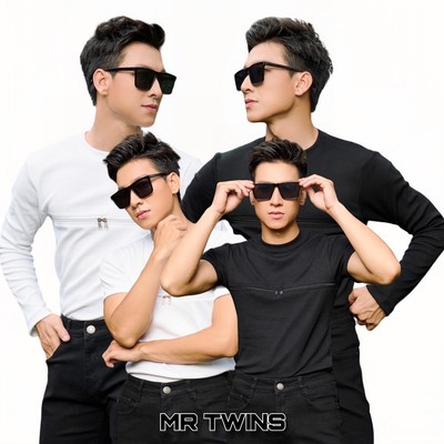 Áo Thun Cổ Tròn Khóa Kéo Ngang Ngực Thun Gân Form Body Thương Hiệu Mr Twins