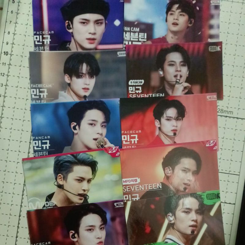 Lomo card 30 ảnh Seventeen - Mingyu - Thumbnail
