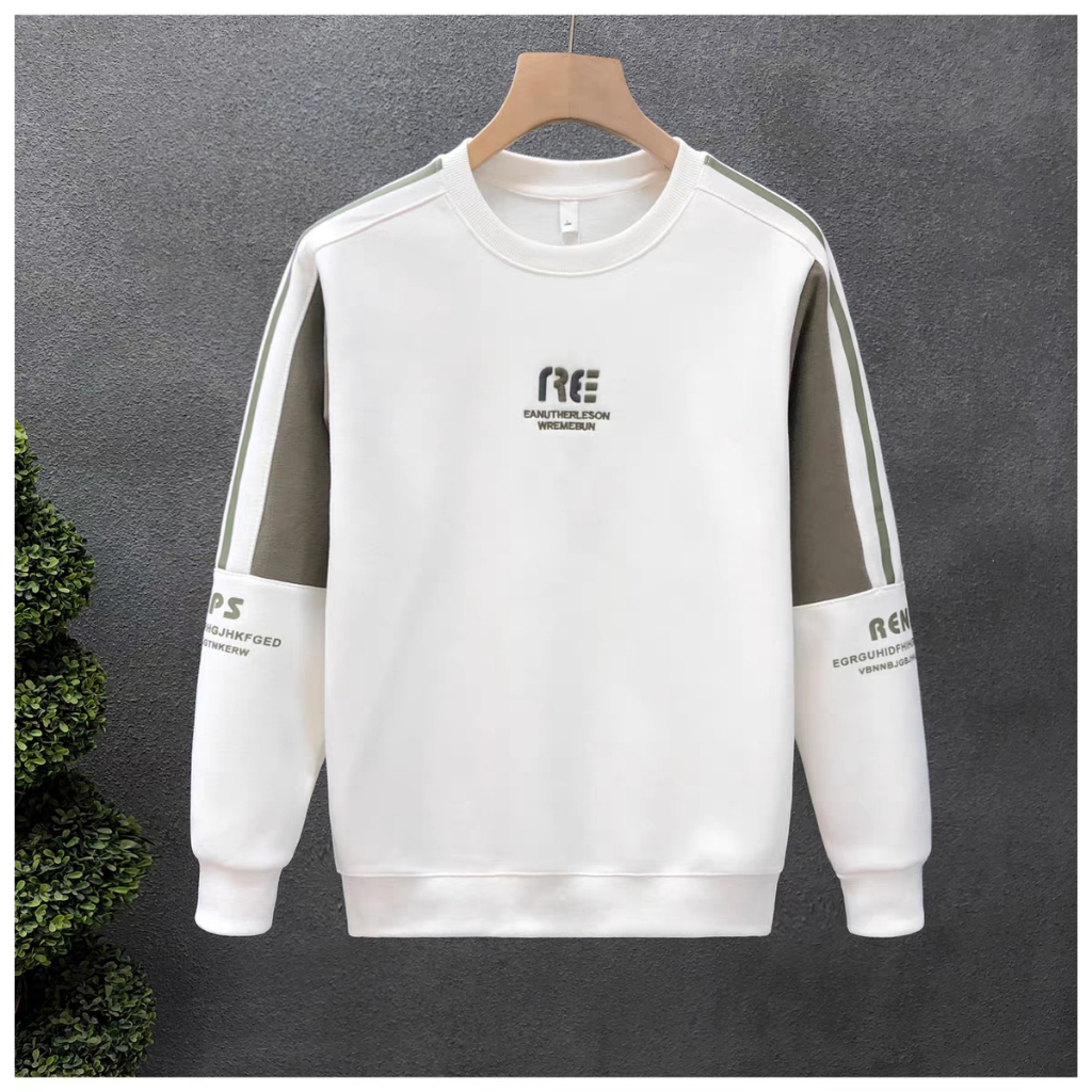 Áo sweater nam nữ quảng châu, áo thun nỉ local brand dài tay form rộng