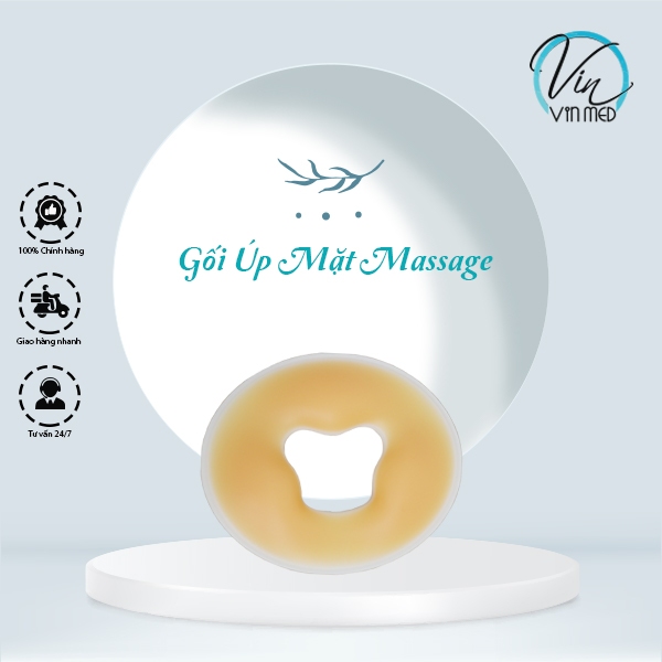 Gối Silicon, Gối Úp Mặt Massage, Gối Úp Mặt Massage Silicon Hàng Chuẩn Loại 1