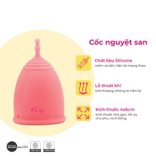 Bộ sản phẩm Cốc Nguyệt San GCUP Silicone y tế