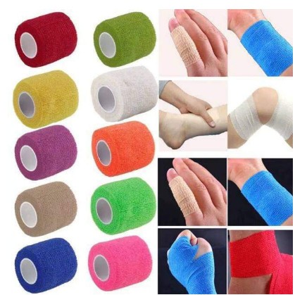 Băng Keo Dán Cơ Thể Thao Đá Banh Đá Bóng Cao Su Non Chống Chấn Thương