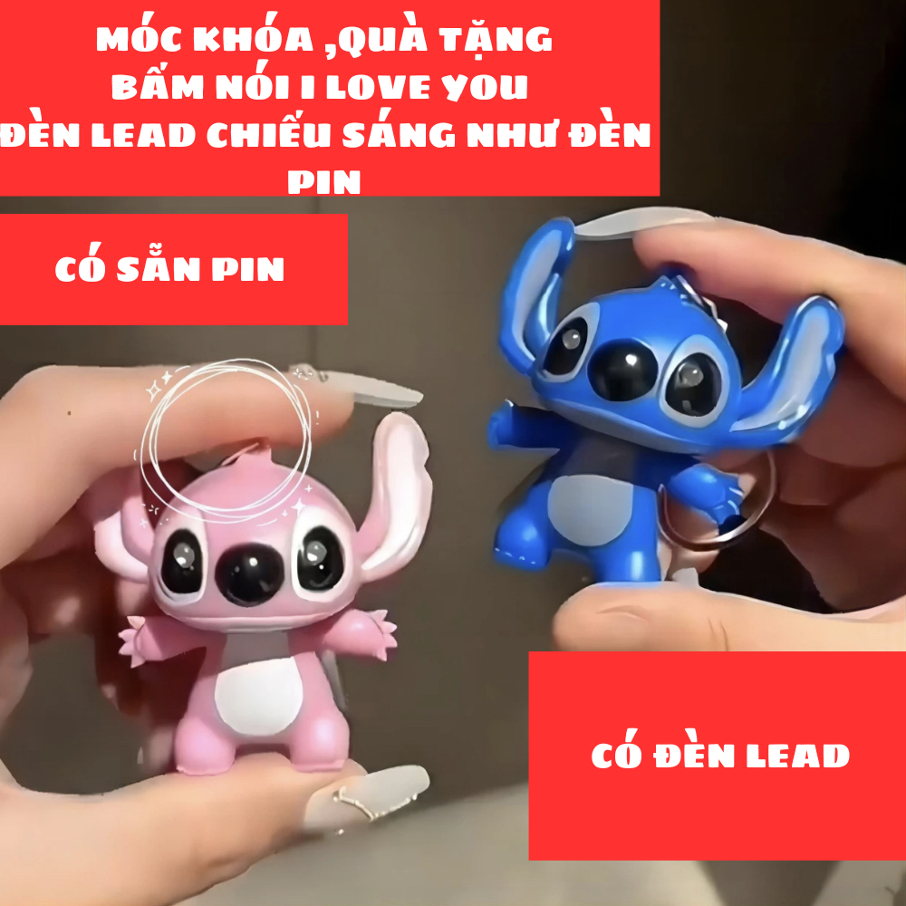 MÓC KHÓA I LOVE YOU, MÓC KHÓA GẮN ĐÈN LEAD HOẠT HÌNH CÓ ÂM THANH LÀM QUÀ TẶNG NGÀY ĐẶC BIỆT CHO CÁC CẶP ĐÔI VÀ TRẺ EM
