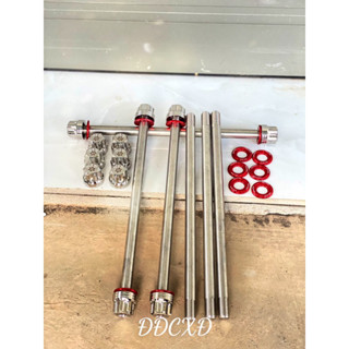  trục inox salaza 12li 25cm dành cho phuộc usd và gắp độ xe điện  giá 1 cái  