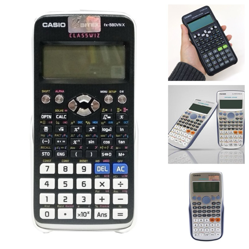 Máy tính fx580vn , fx580ex, fx570vn, fx570es dành cho học sinh