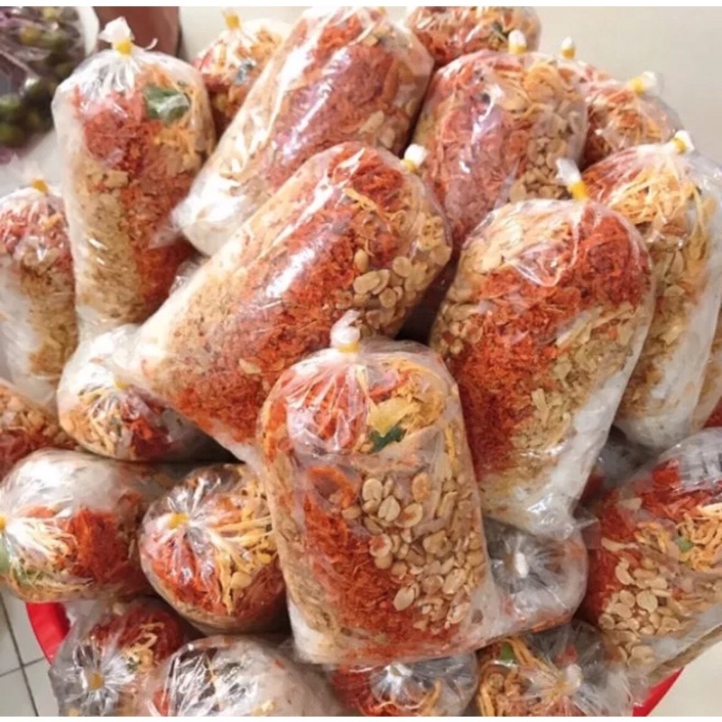 Bánh tráng trộn thập cẩm sate sốt bò full topping