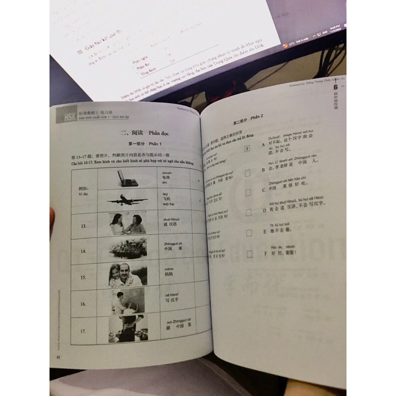 Tài liệu bài tập Giáo trình chuẩn HSK 1