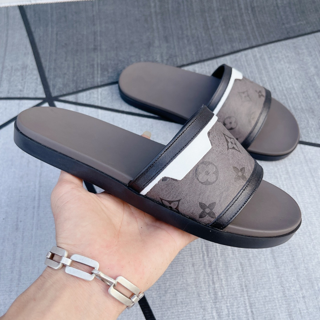 Dép nam đẹp -dép quai ngang nam đẹp khâu quai xuyên đế đẳng cấp thời trang