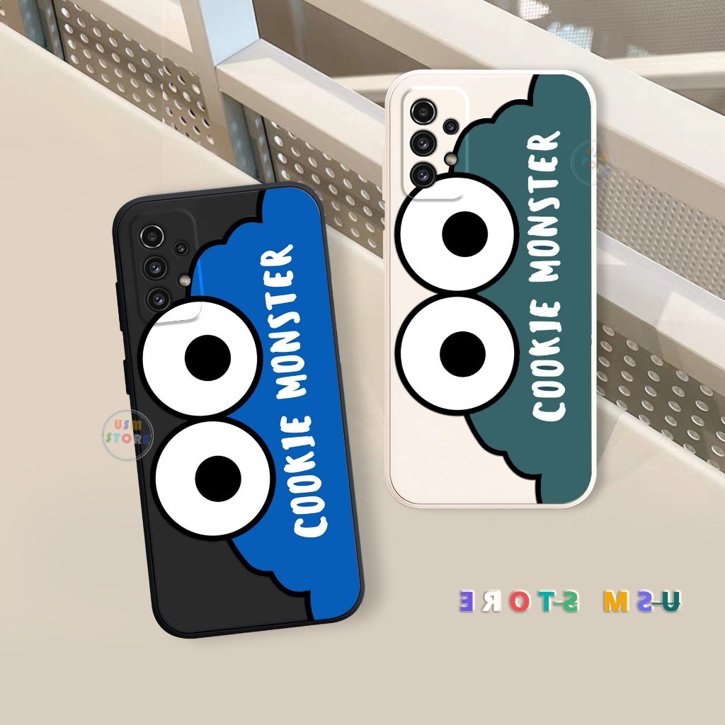 Ốp lưng Samsung A52 / A52 / A52S / A72-5G/4G / A73-5G, TPU dẻo, Quái Vật Cookie Monster