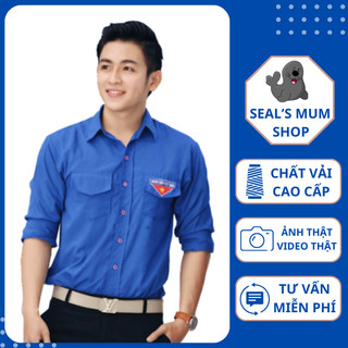 Áo đoàn thanh niên việt nam nam nữ cao cấp loại thường vải mềm mịn, không xù lông, nhận in logo - ShopmeSeal