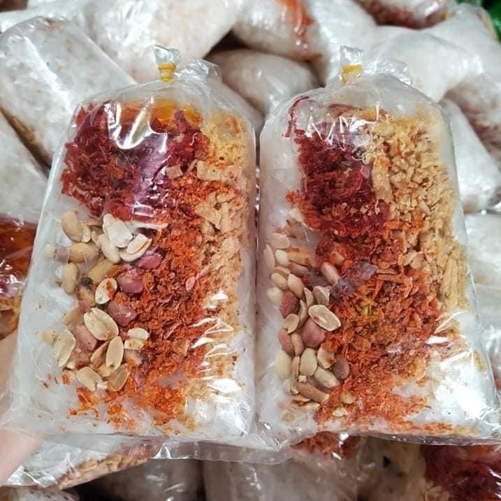 Bánh tráng trộn thập cẩm sate sốt bò full topping