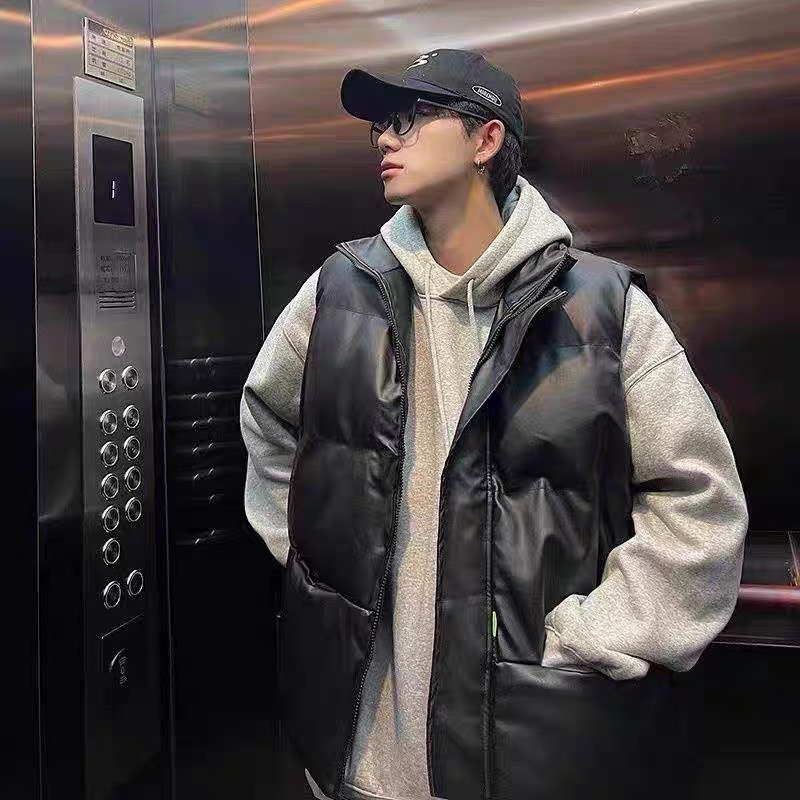 Áo Phao Gi-Le Form Đại Hàn Unisex Hoạ Tiết Trơn Nam Nữ Mặc Đều Được