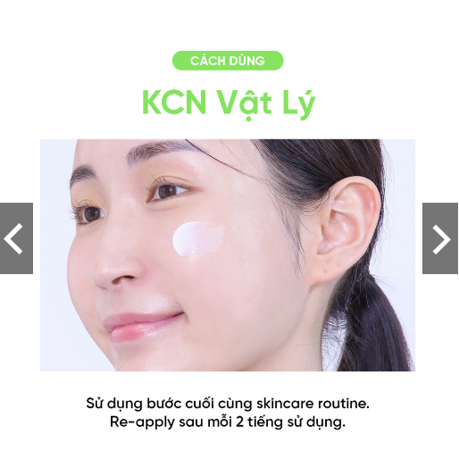 Kem chống nắng beplain Sunmuse Vật Lý Nâng Tone nhẹ nhàng SPF 50+ PA++++ Mineral Sunscreen 50ml - KCN xanh lá