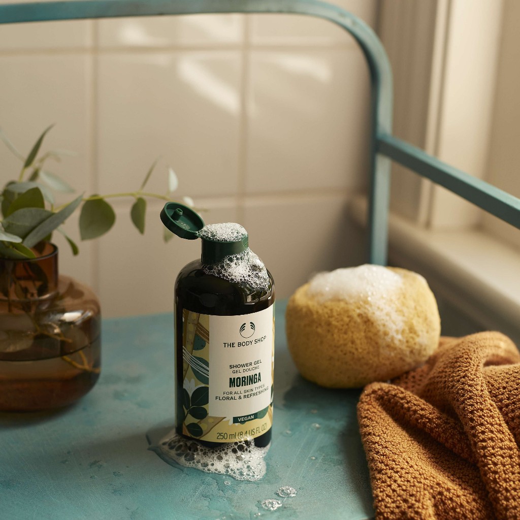 Combo 3 Sữa Tắm Hương Hoa Chùm Ngây The Body Shop Moringa Shower Gel 250ML