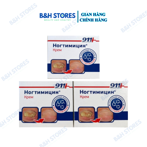Kem Nấm Móng 911, Kem Nấm Móng Hư Móng Kpem Hàng Nga