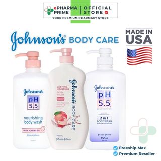 Sữa tắm Johnson's Adult pH 5.5 dưỡng ẩm da dành cho người lớn 750ml