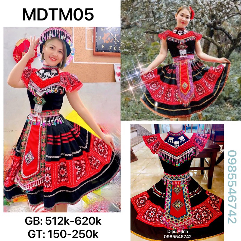 Bán và cho thuê trang phục dân tộc Mông Mèo MDTM05