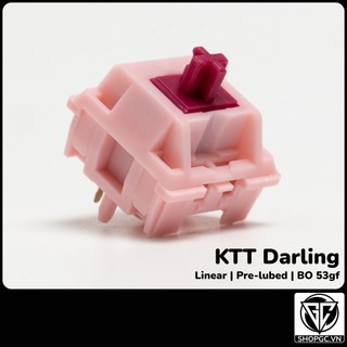 KTT Darling | Switch KTT Darling Linear | Pre Lube | 5 Pin dùng cho bàn phím cơ
