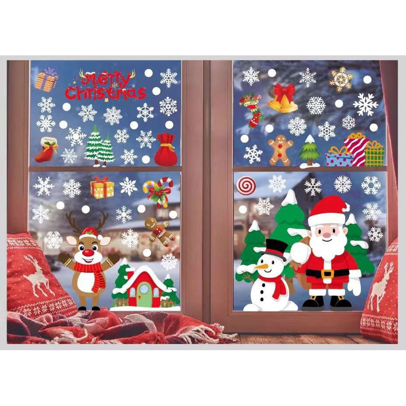 Decal Dán Kính Trang Trí Noel, Giáng Sinh 2023 - 1 Tấm