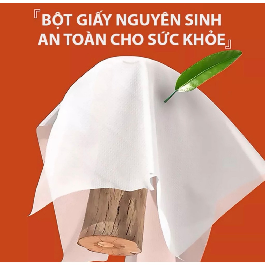 Khăn giấy vệ sinh 1280 tờ dai thơm , khăn giấy ướt cao cấp không mùi ,