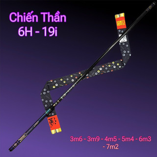cần câu tay dài 6m3 - 6H chiến thần cần tải cá 1 đến 12kg tải tĩnh 3kg tặng 1 ngọn