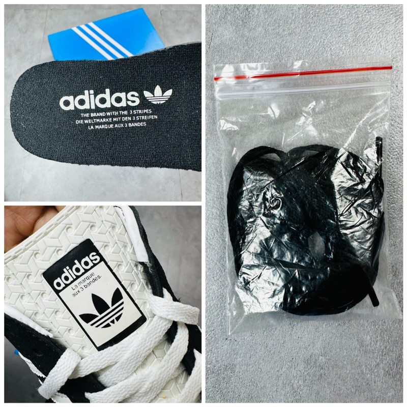Giày Sneaker Cổ Thấp Adidas Wmns Gazelle Bold Black White Đế Cao Hàng SC HQ6912