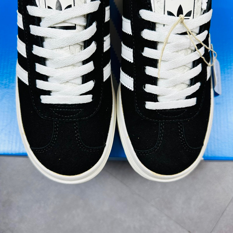 Giày Sneaker Cổ Thấp Adidas Wmns Gazelle Bold Black White Đế Cao Hàng SC HQ6912
